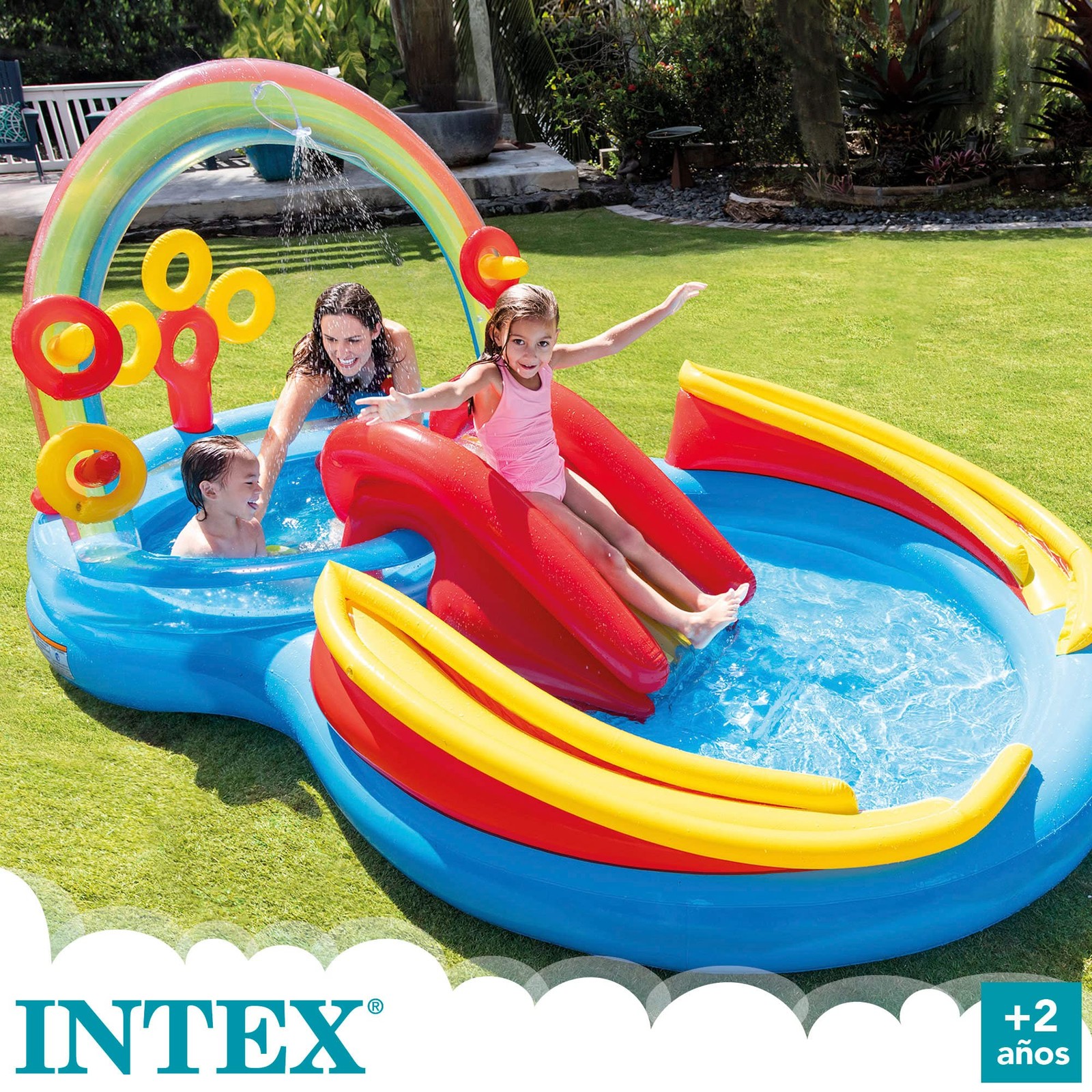 Intex 57453EP 9.75×6.3 Inflatable Pool Slide
