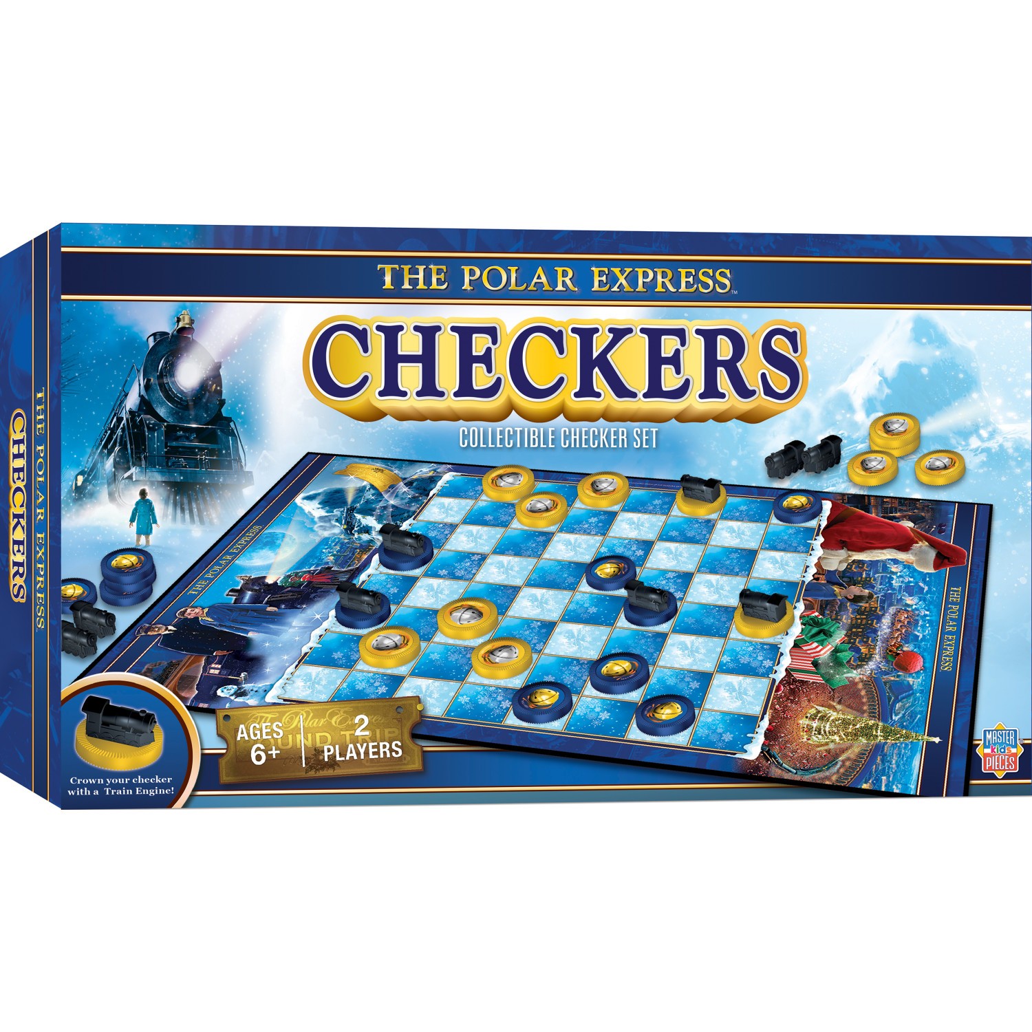 MasterPieces – The Polar Express – Officially Licensed Checkers Board Game