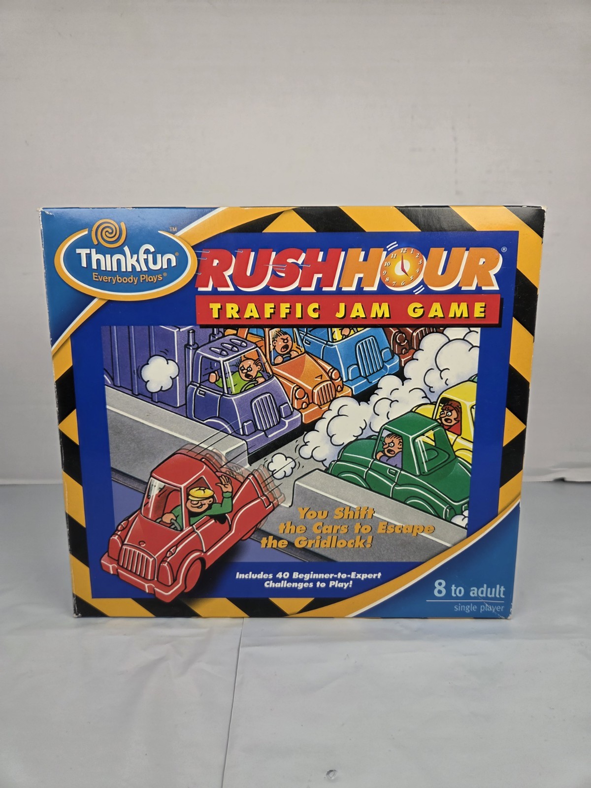 ThinkFun Rush Hour Traffic Jam Game – Complete Logic Puzzle & STEM Toy