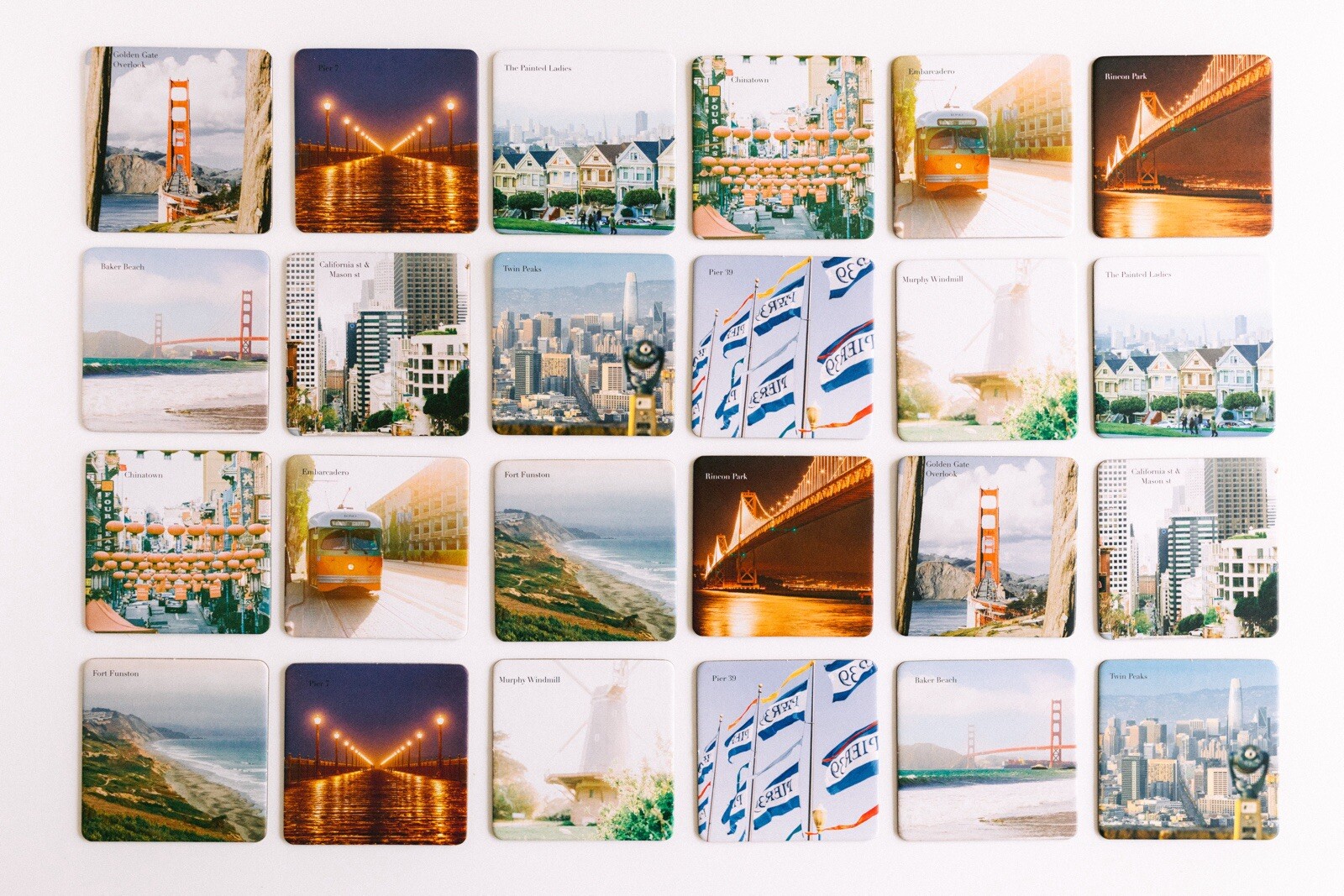 San Francisco Memory Matching Game