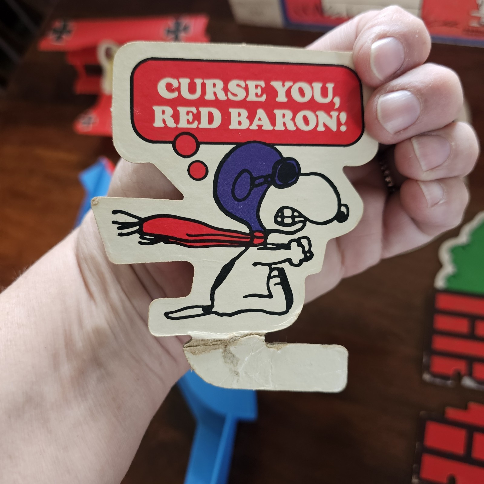 1970 Milton Bradley Snoopy and the Red Baron Skill and Action Game