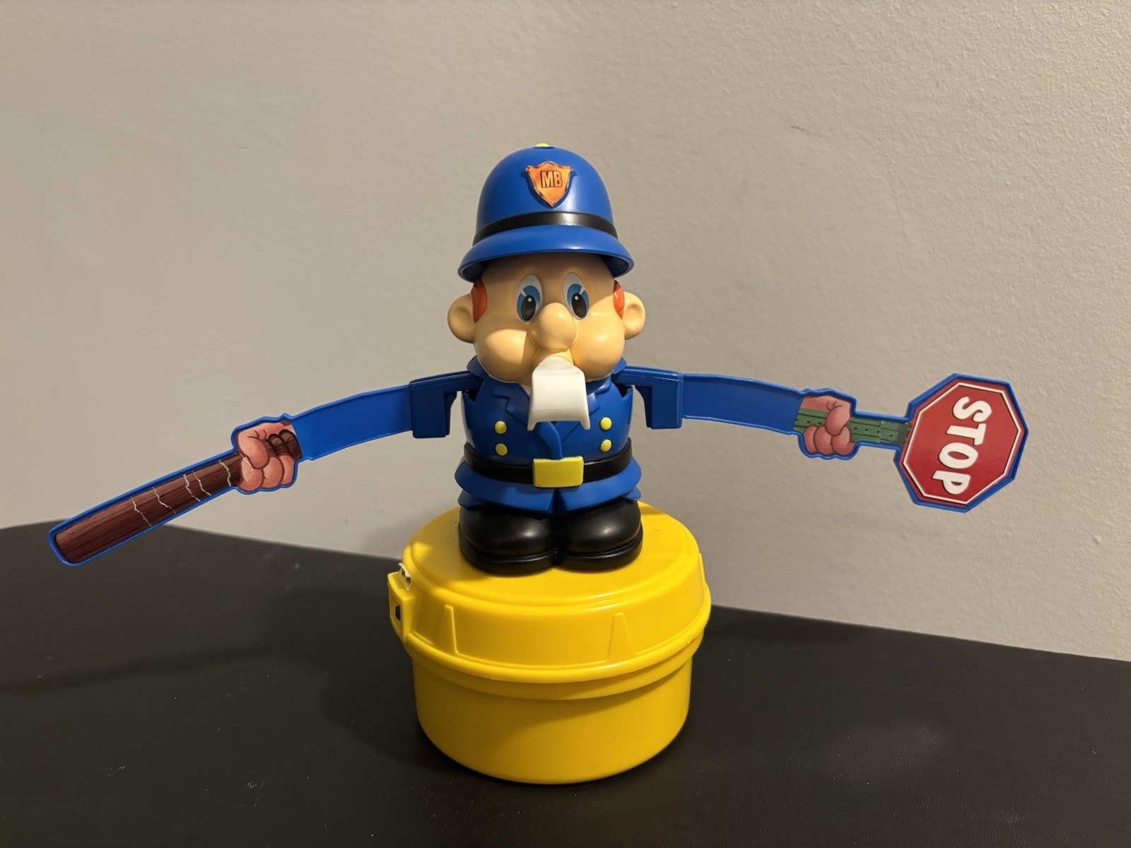 Cookie Cop Electronic Board Game Milton Bradley 1997 Cop Stand Not Fully Working