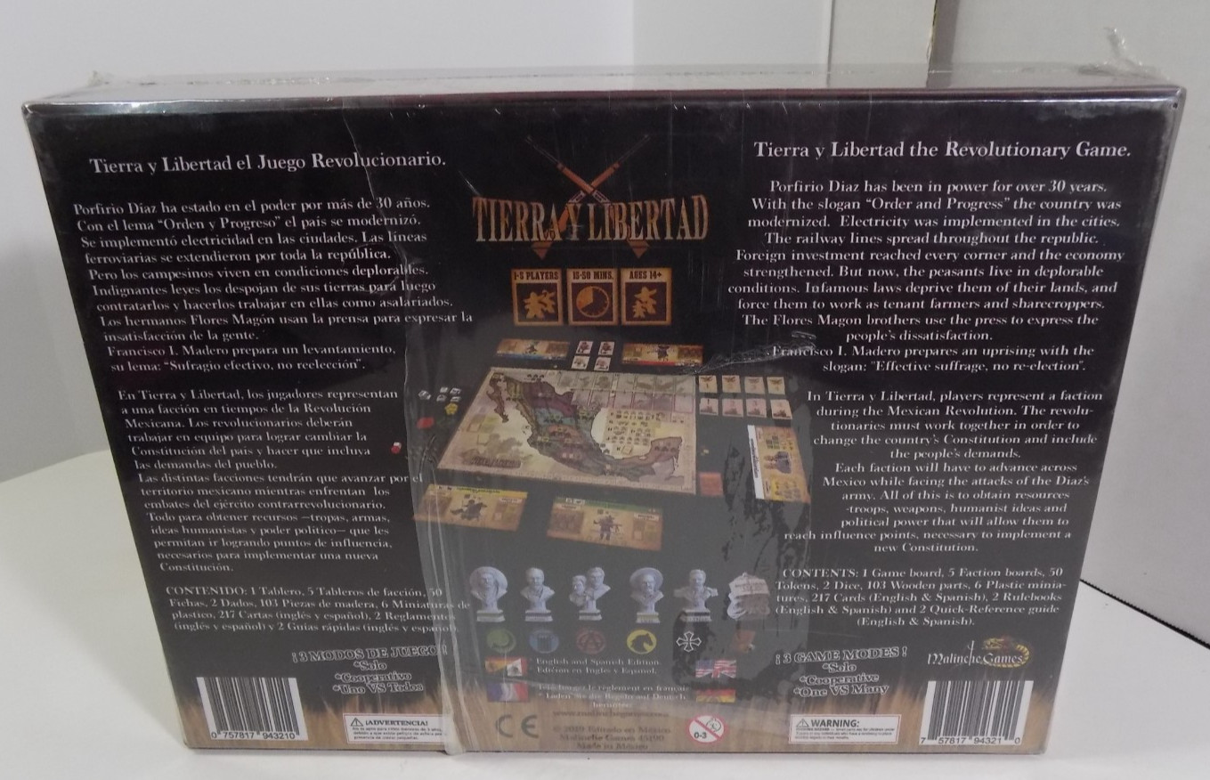 Malinche Games Tierra y Libertad: The Mexican Revolution Game – Sealed