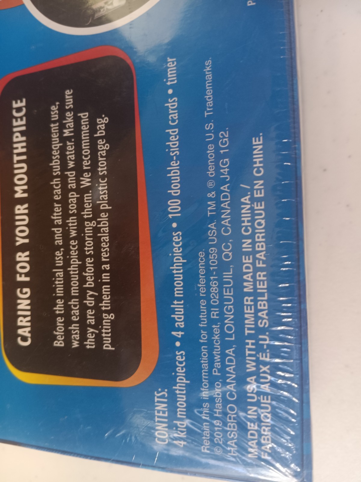 Hasbro Speak Out Family Party Guessing Game 4+ Players 8+ Years New Sealed