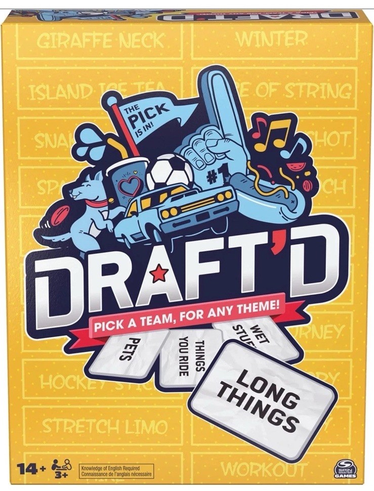 Draft’d Competitive Drafting Party Game Brand New Sealed