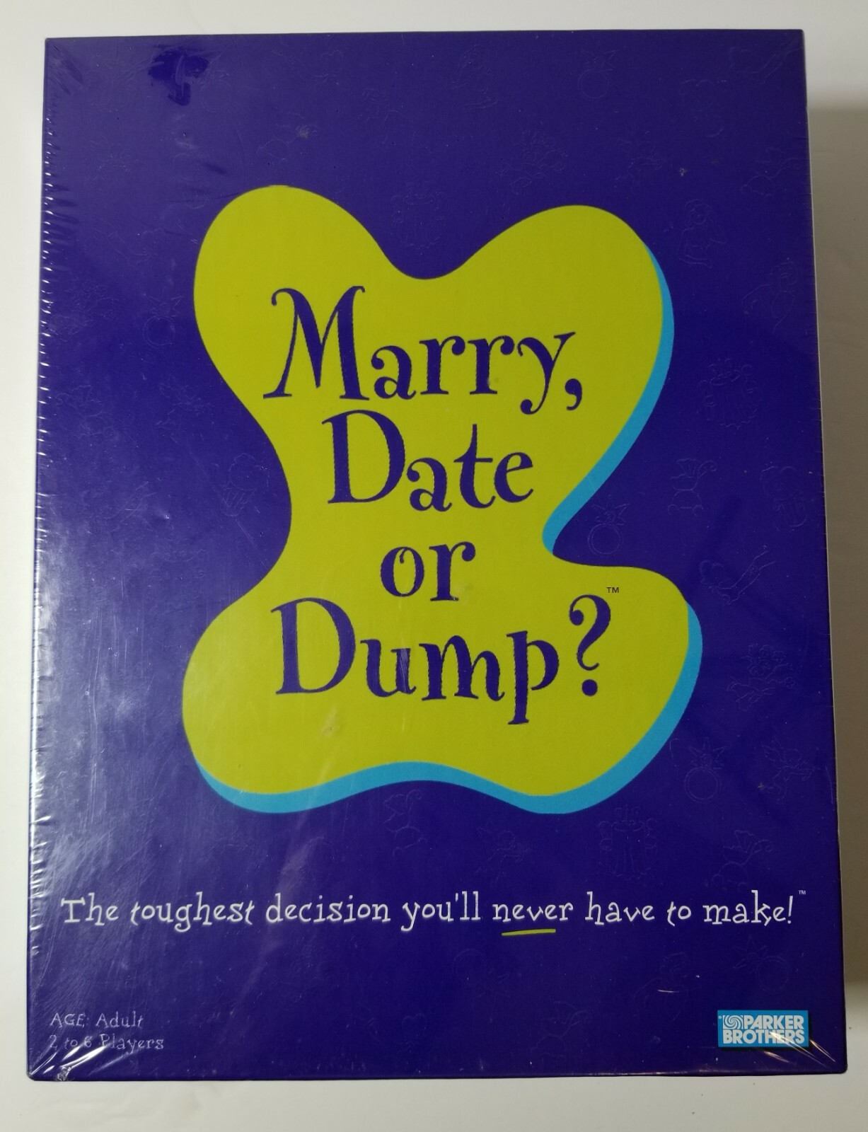 Parker Brothers Marry Date or Dump Board Game 2004 New Factory Sealed Box