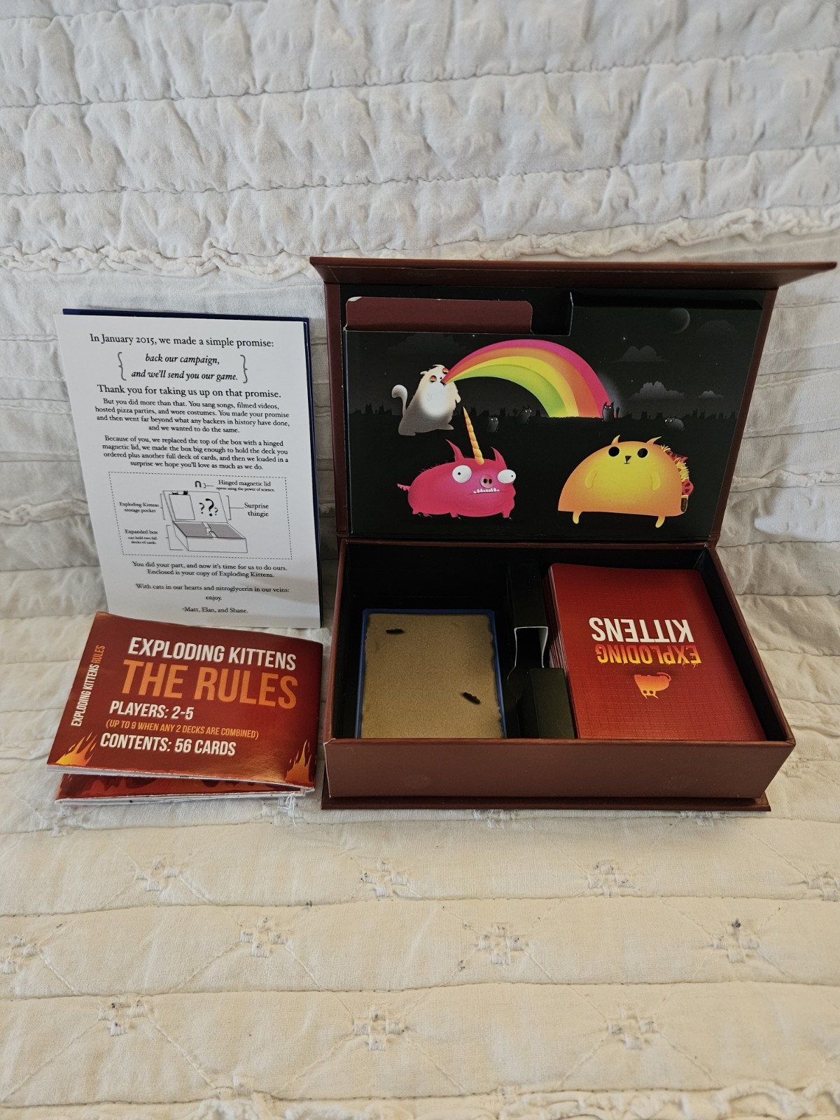 Exploding Kittens Game Complete In Box