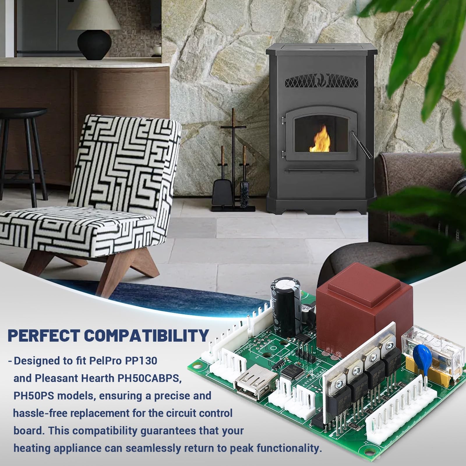 Fenglesha Circuit Control Board Replacement for PelPro