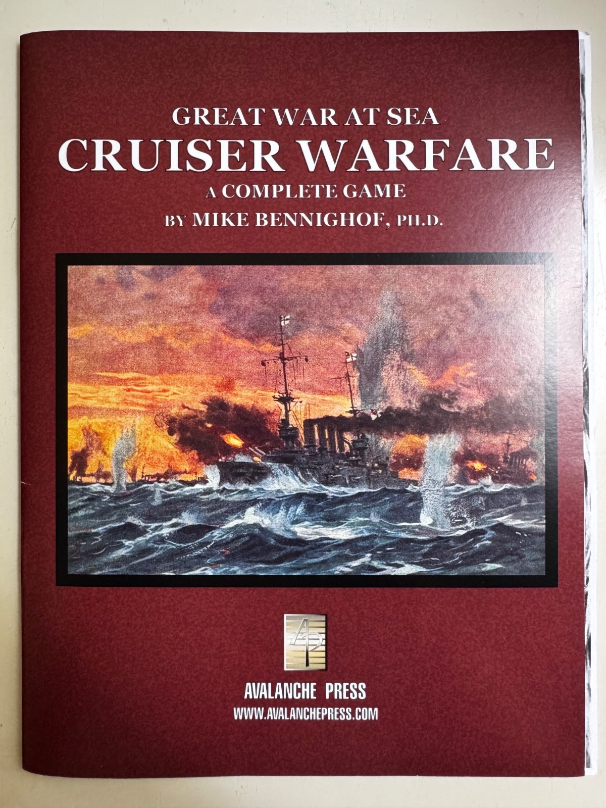 Avalanche Press Cruiser Warfare Great War at Sea incomplete game