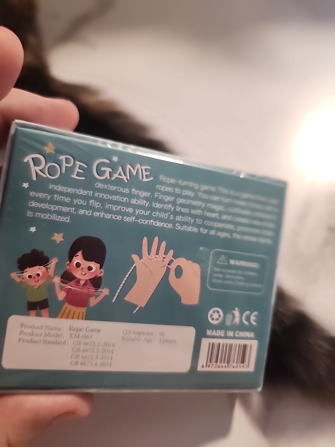 Rope Game, 3+ Years Educational Learning Toy Classic Finger Geometry Magic