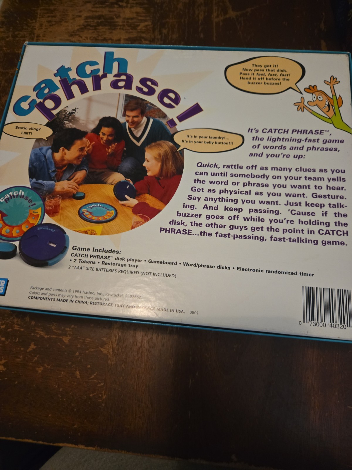 Parker Brothers Catch Phrase! Party Board Game (40320)Great Shape ! 1994!