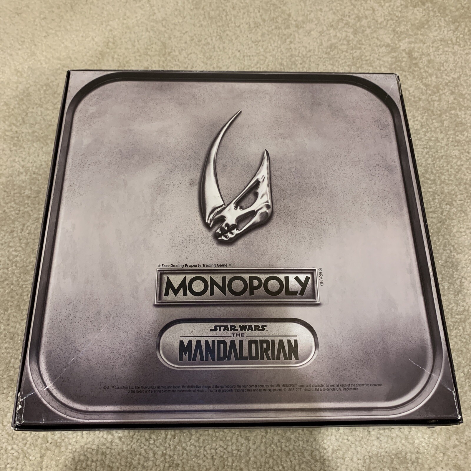 Star Wars The Mandalorian Edition Monopoly Board Game Complete Grogu Hasbro 2021