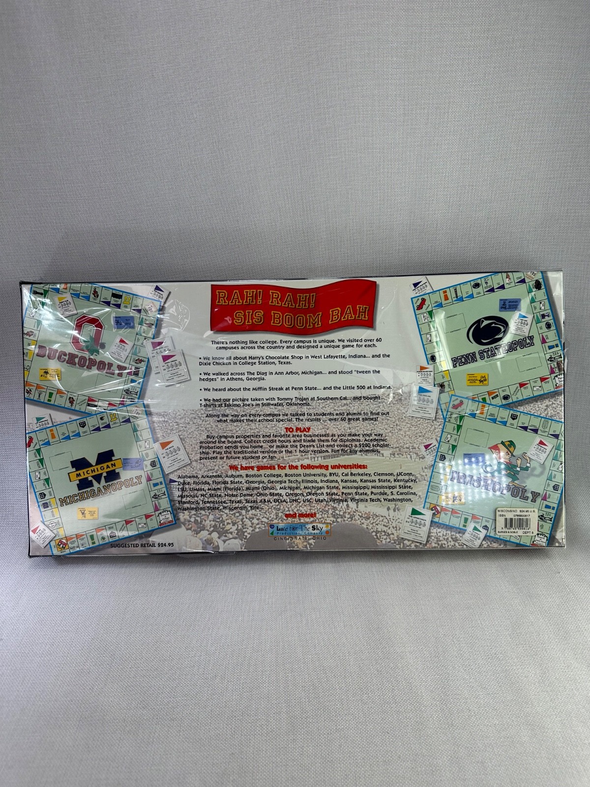 Wisconsinopoly Board Game Brand New Officially Licensed Product Free Shipping