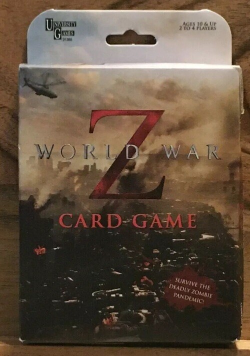 World War Z 2014 Card Game “Survive the Deadly Zombie Pandemic” Ages 10+