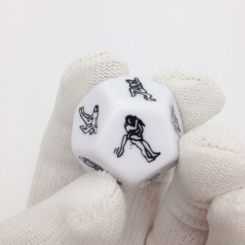 2Pcs 12 Side Sex Position Dice Bachelor Party Adult Couple Lover Novelty Gift!