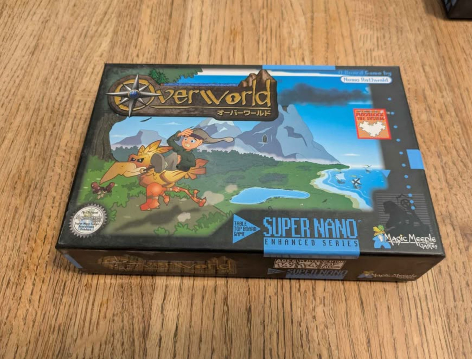 OVERWORLD board game pixel territory control euro adventure Magic Meeple NEW