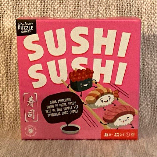 Professor Puzzle Games Sushi Sushi Strategy Card Game 2-5 Players 8+