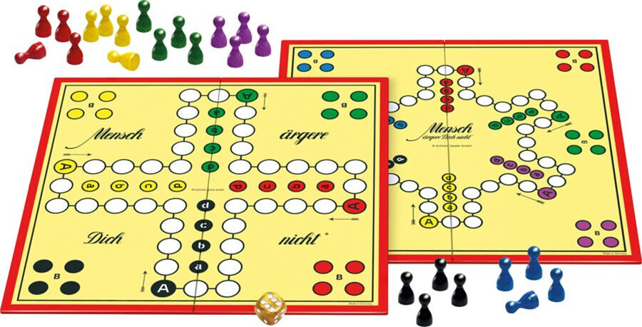 Schmidt Spiele 49277 Mensch Ärgere Dich Nicht® – 110 Years Gold Edition S&H FREE