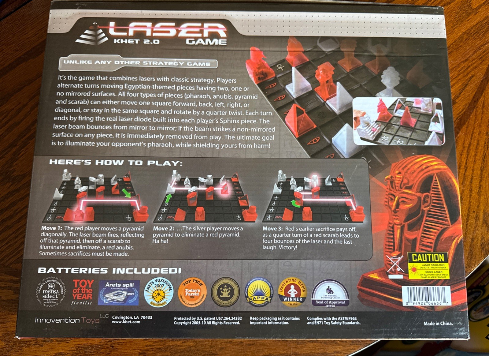 Innovention Toys The Laser Game Board Games – TINN01 Box Was Opened Never Used