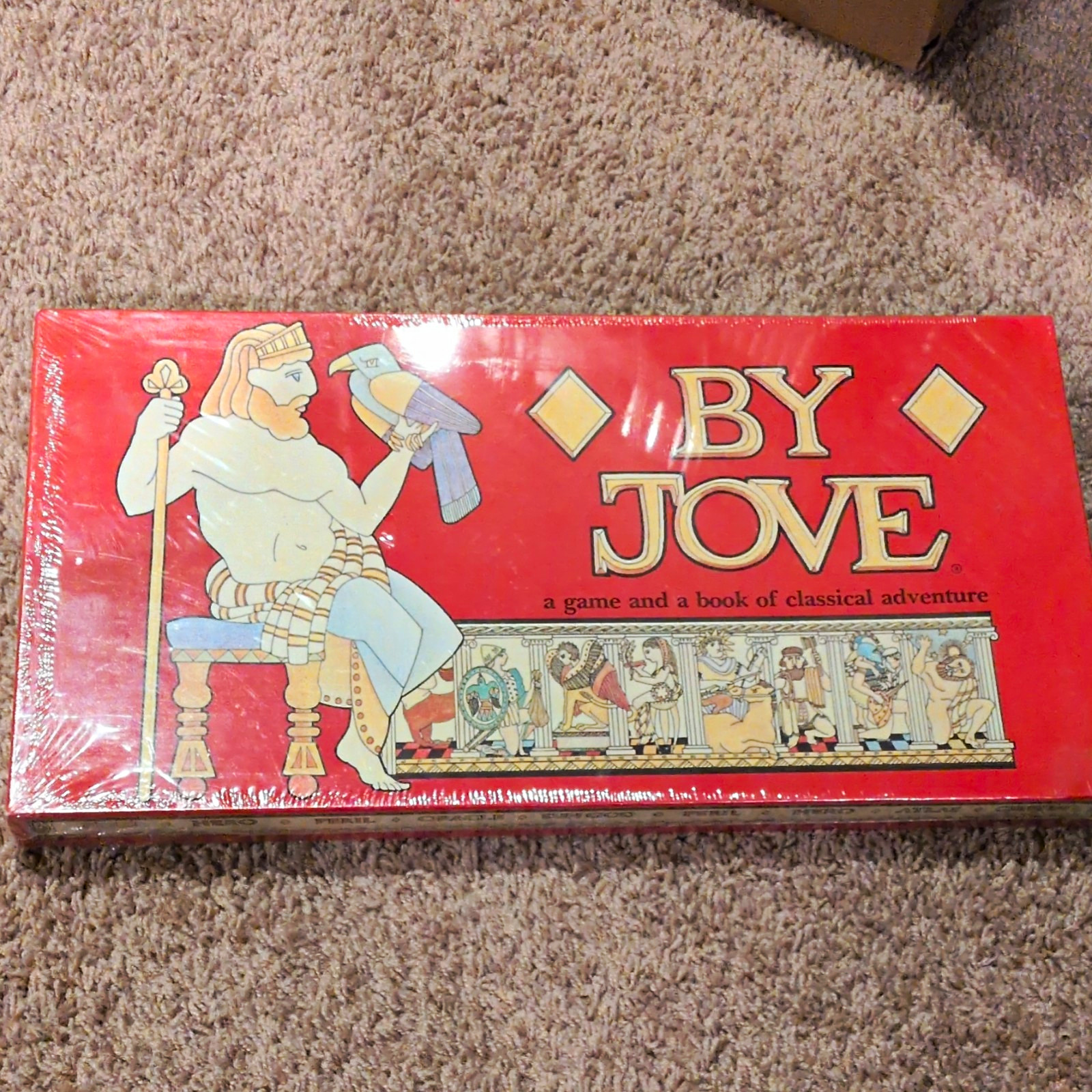 By Jove Board Game w/ Book Mythology Vintage 1983 Brand New Sealed