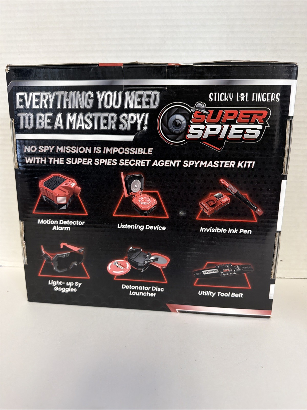 SuperSpies Secret Agent Spymaster Kit – Spy Gear Ninja Toys and Gadgets for K…