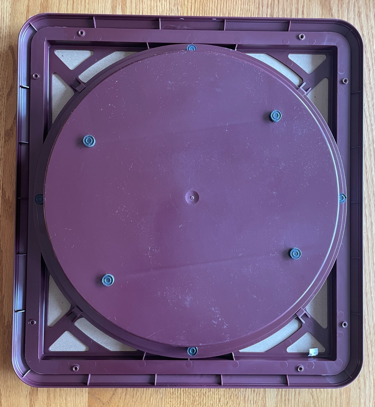 Vtg 2001 SCRABBLE DELUXE EDITION w/ Rotating Turntable Game Board 100% Complete