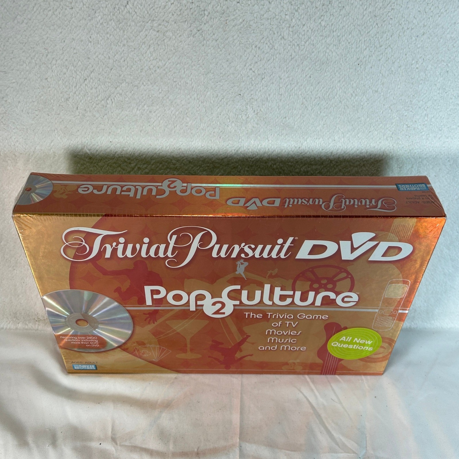 Trivial Pursuit DVD Pop Culture 2 Trivia Game Parker Brothers New Sealed
