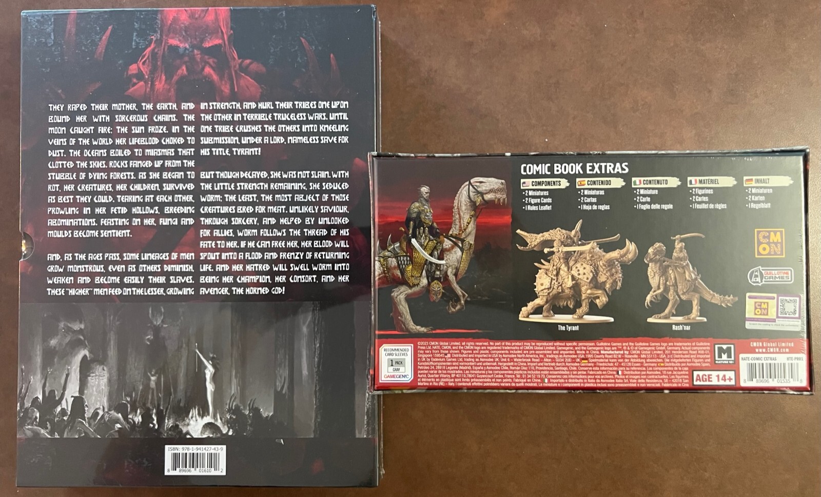 New CMON Comics Vol 2 The Chronicles of Hate Tyrant Edition + Extras Box + Ship!