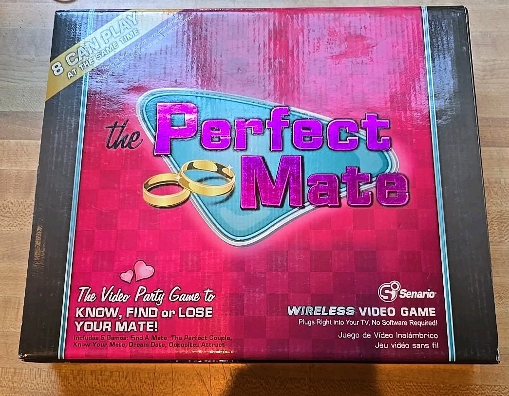 The Perfect Mate Wireless Video Game TV Plug In NEW In Box 2005 Up To 8 Players