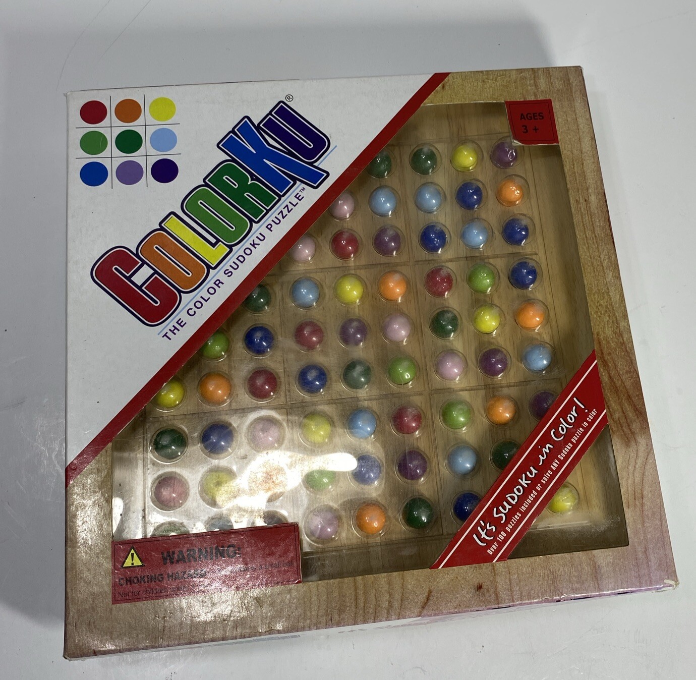 Colorku Game SUDOKU COMPLETE Mad Cave Bird 2006 Wood Wooden Board Colors