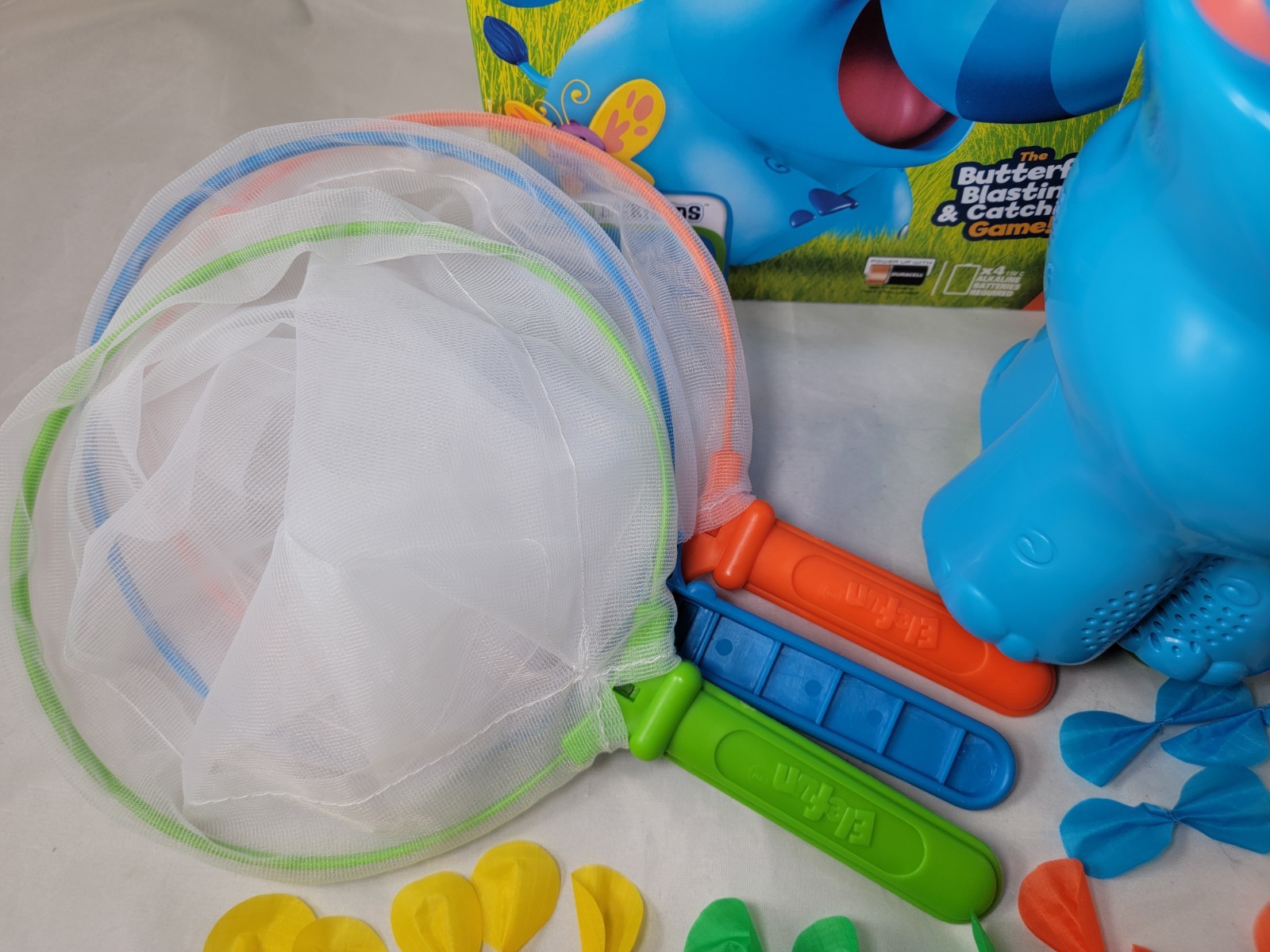Elefun Butterfly Catching Game Near Complete Missing 1 Butterfly Tested & Works