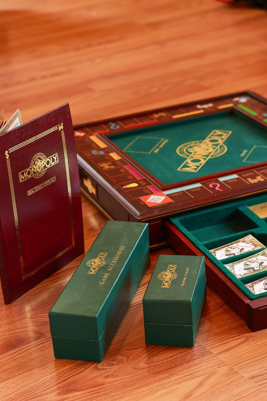 Monopoly The Collector’s Edition Franklin Mint Board Game Complete Set Ages 8+