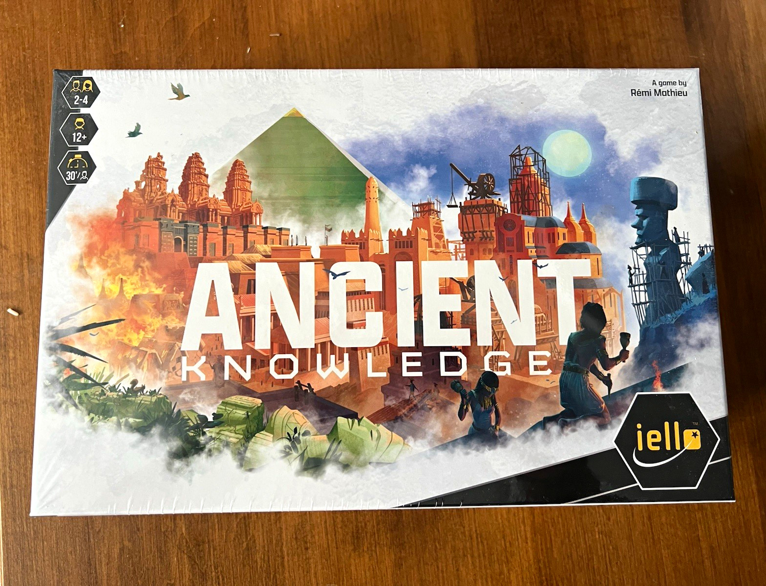 New-IELLO Ancient Knowledge Strategy Card Game 2-4 Players Ages 12+ 2023 Award