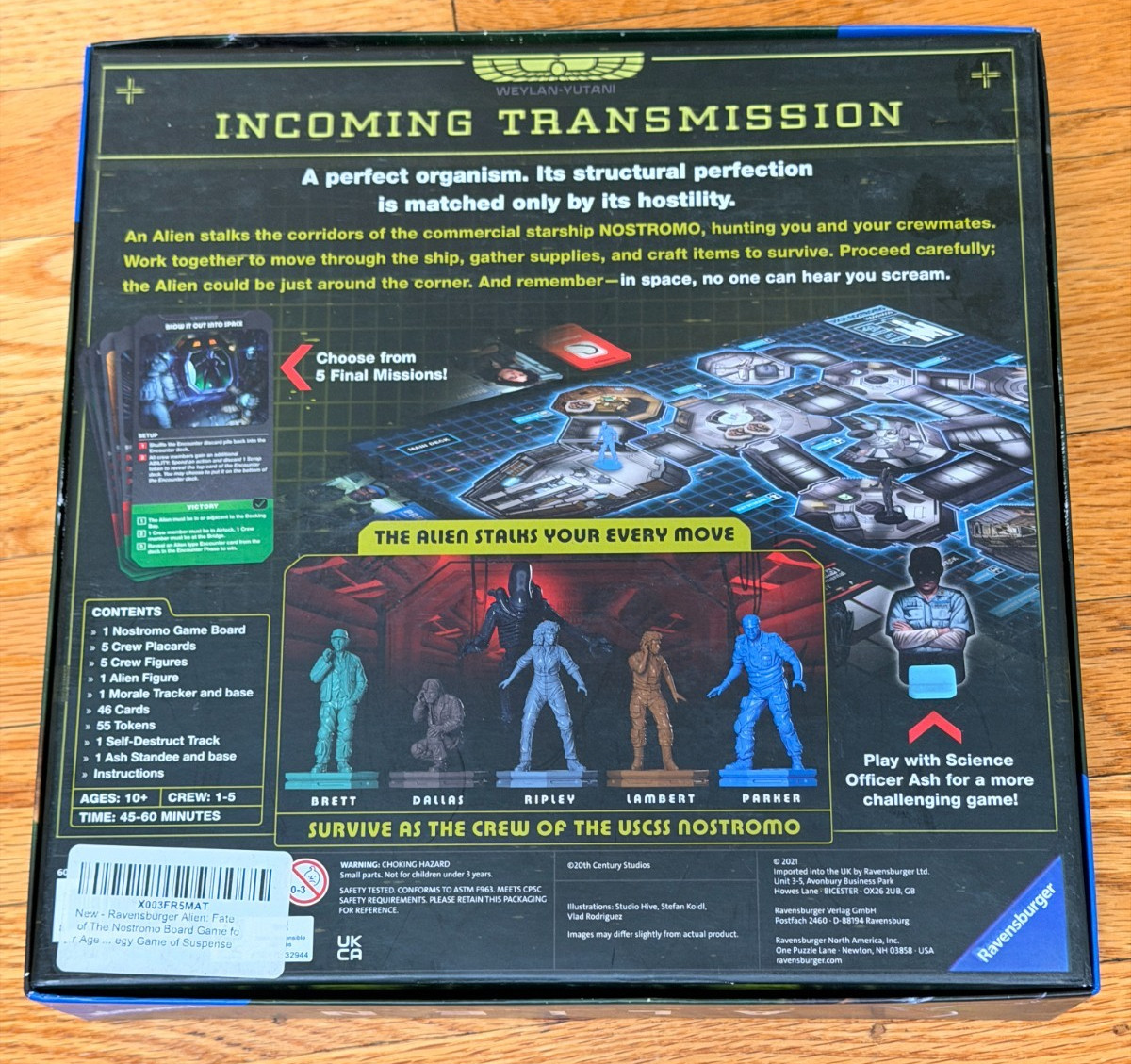 Board Game Bundle/Lot (Alien, The Goonies, Overboss, Mr Jack + Expansion)