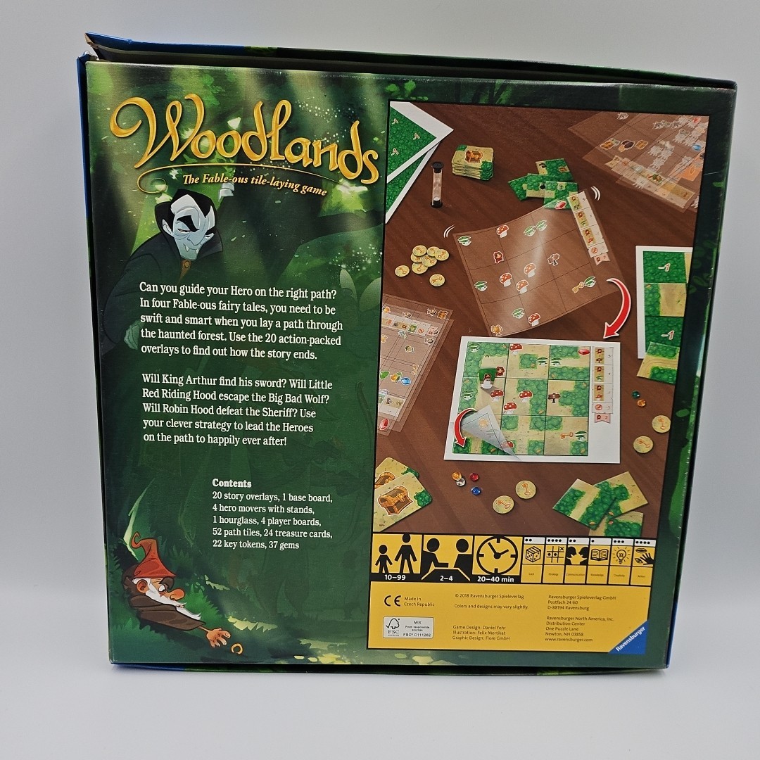Woodlands Fable-ous Tile Laying Game Ravensburger Complete Daniel Fehe 2018 READ