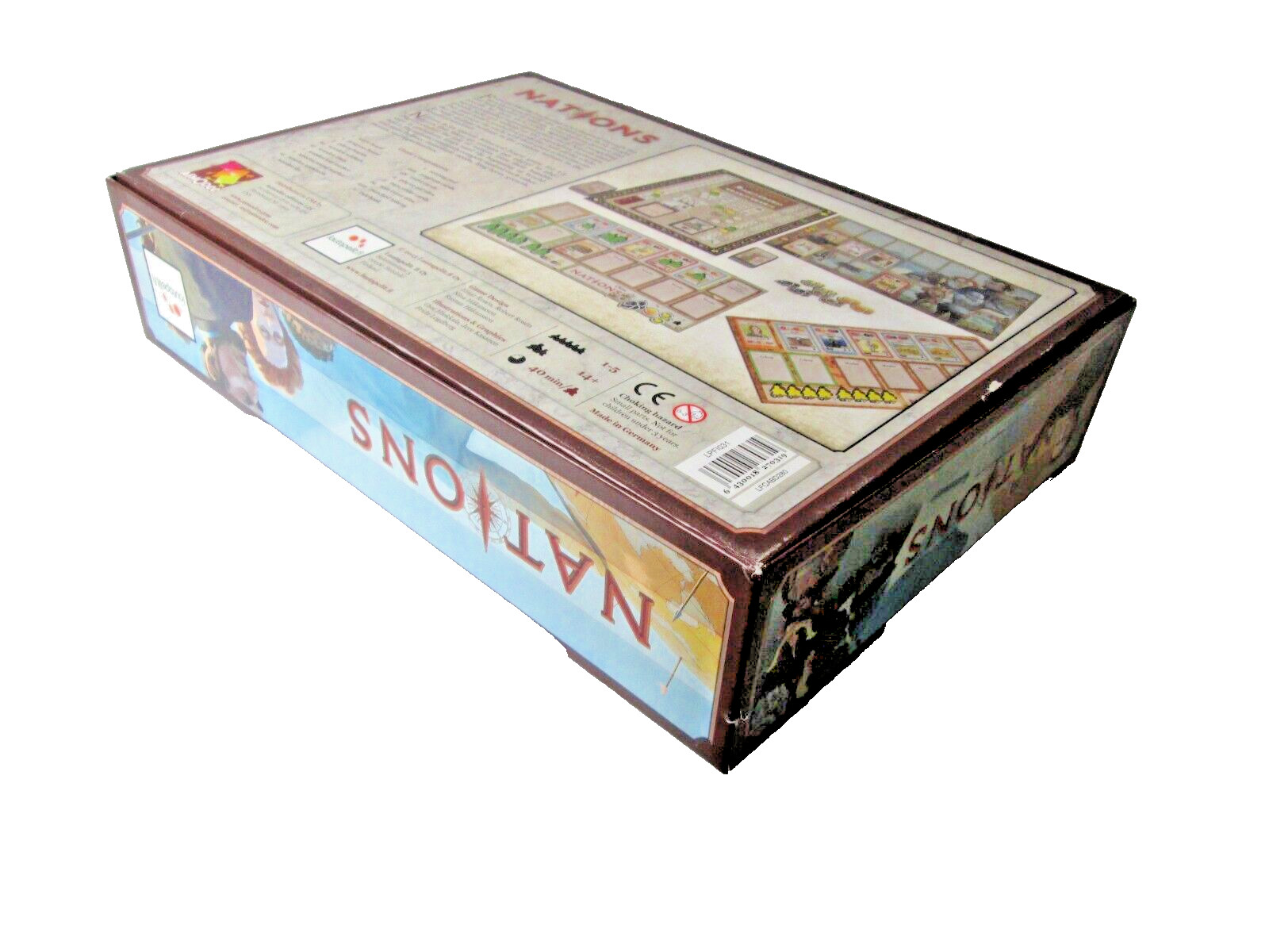 Nations (Board Game, 2013) strategy civilization Lautapelit Asmodee COMPLETE