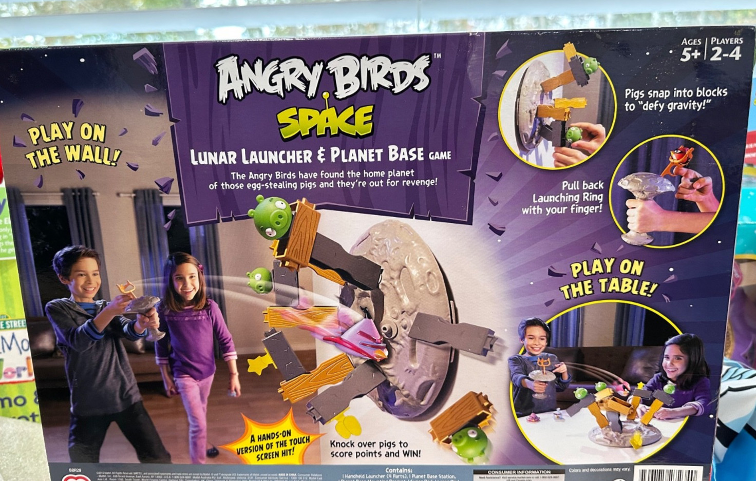 NEW Angry Birds Space Lunar Launcher & Planet Base Game – 2013 Mattel Games