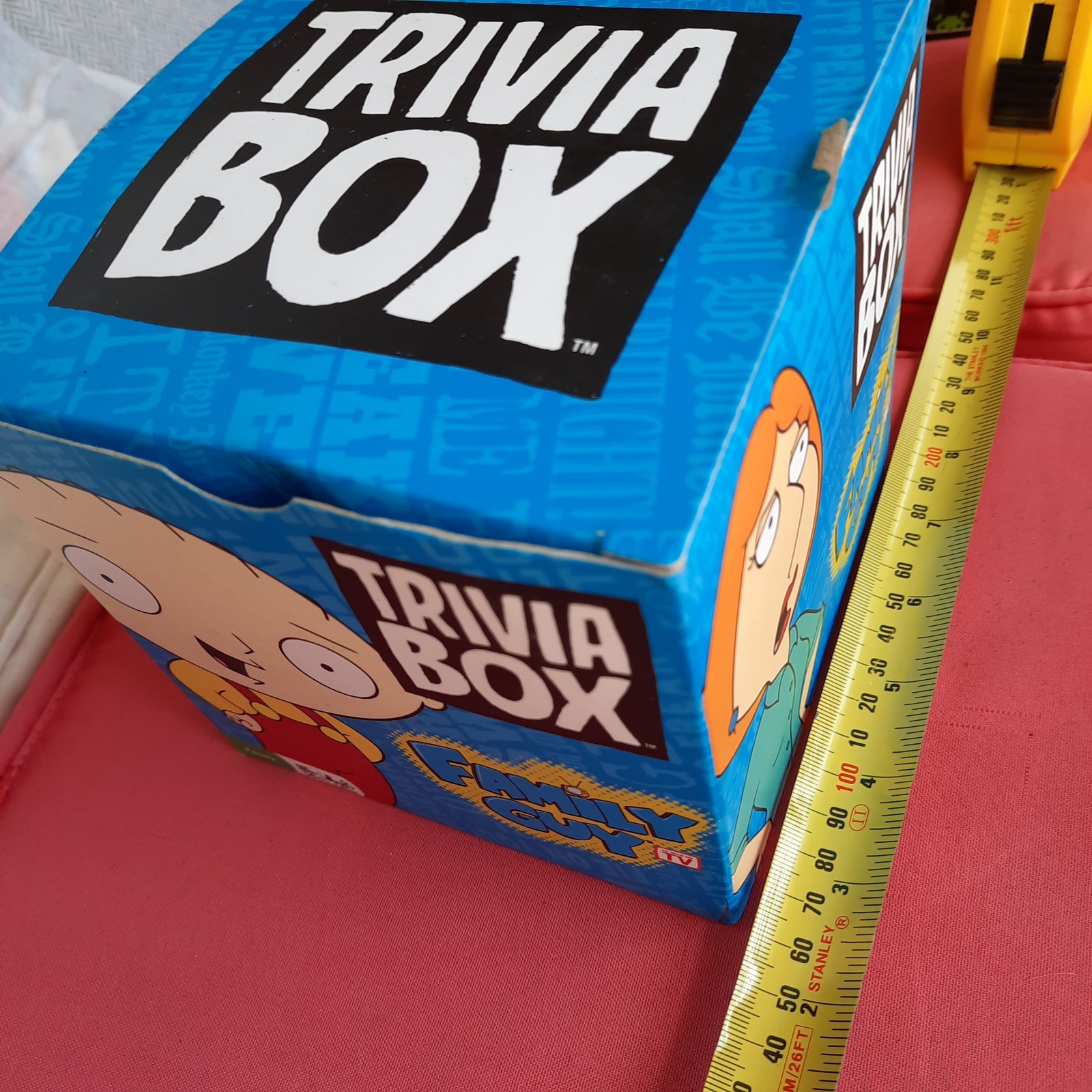 2012 Family Guy Trivia Box Official Game with Trivia Question Character Cards