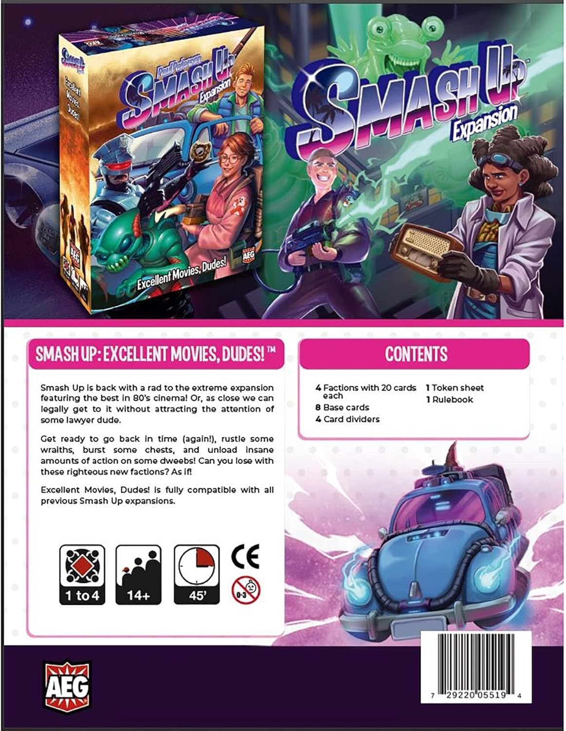 Smash Up Excellent Movies Dudes! Set Expansion