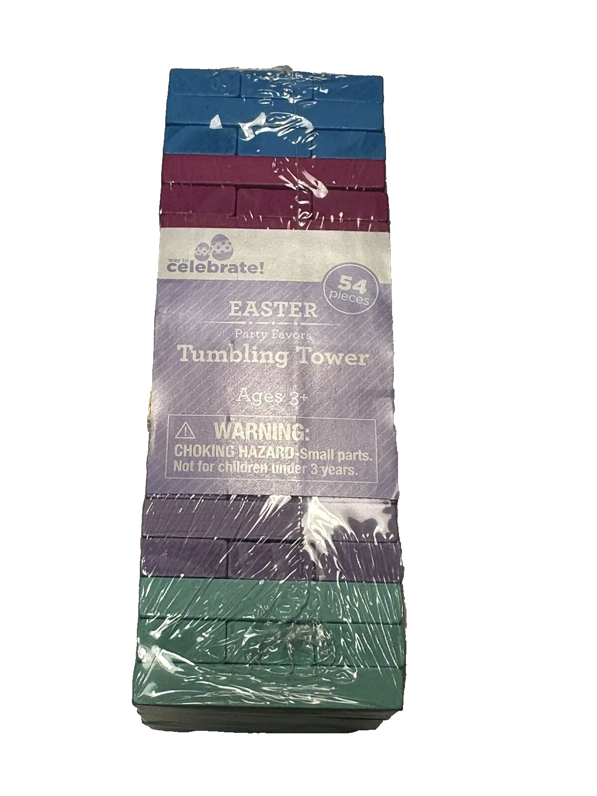 celebrate tumbling tower party favors ages 3+ easter