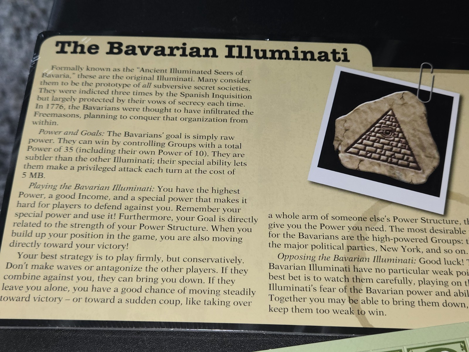 Illuminati 2nd Edition The Game Of Conspiracy Steve Jackson Games Open Box