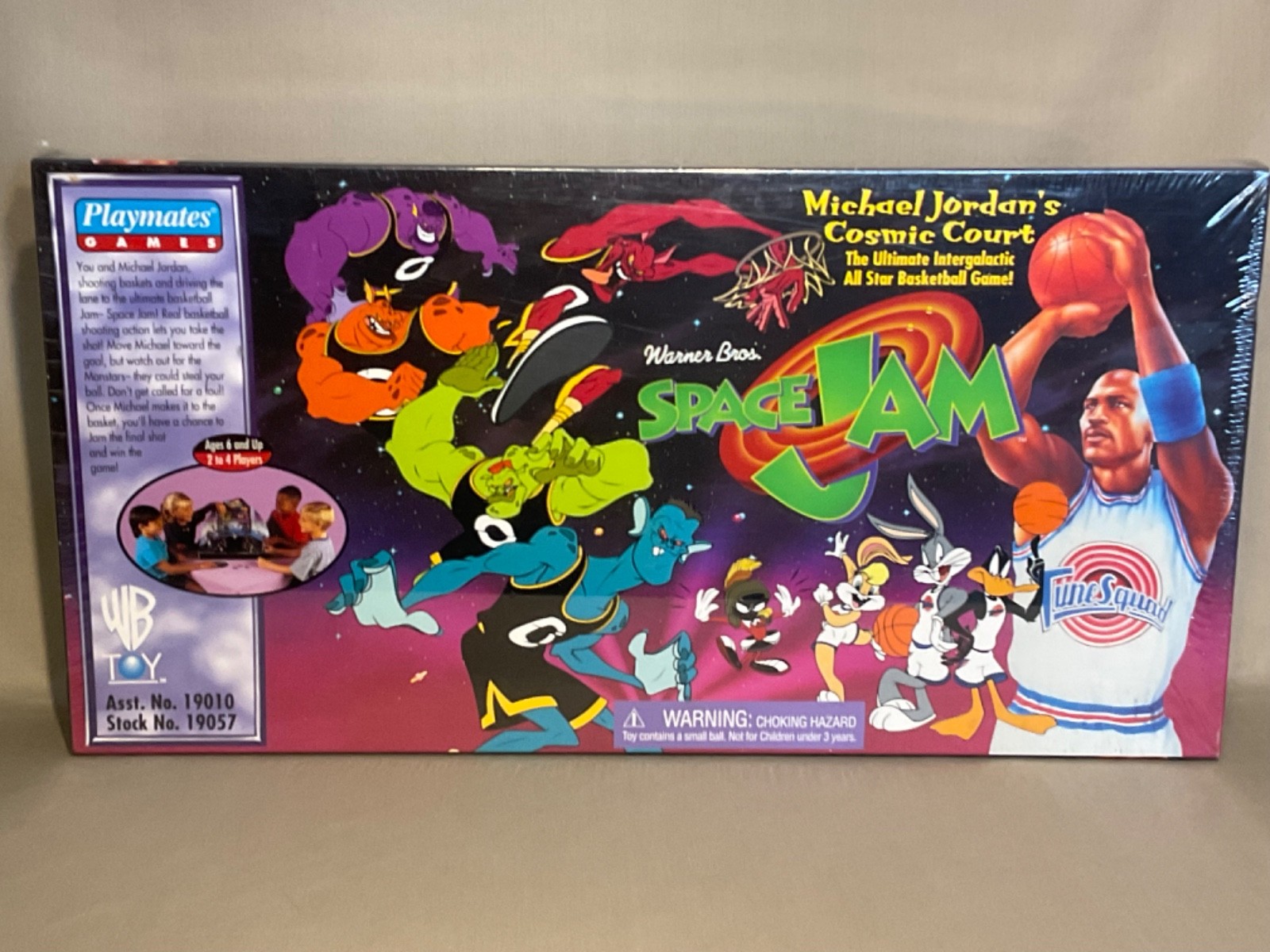 Michael Jordan’s Cosmic Court 1996 Warner Bros. Space Jam Game Brand New SEALED