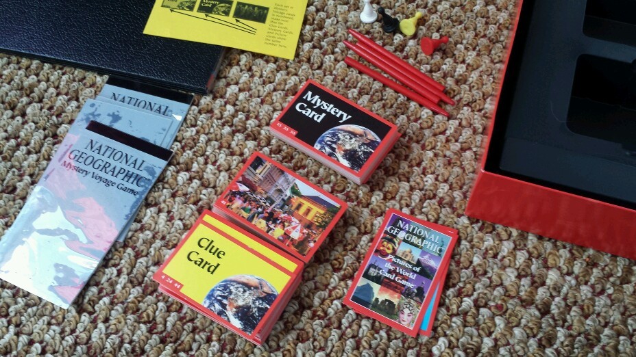 National Geographic Mystery Voyage Game USED by University Games complete