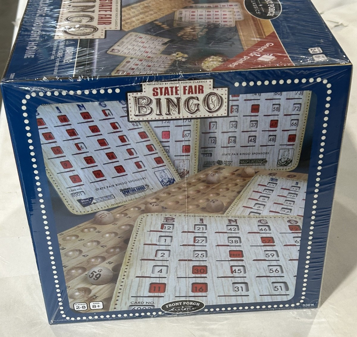Front Porch Classics State Fair Bingo Deluxe Edition Ages 8+ New in Box!