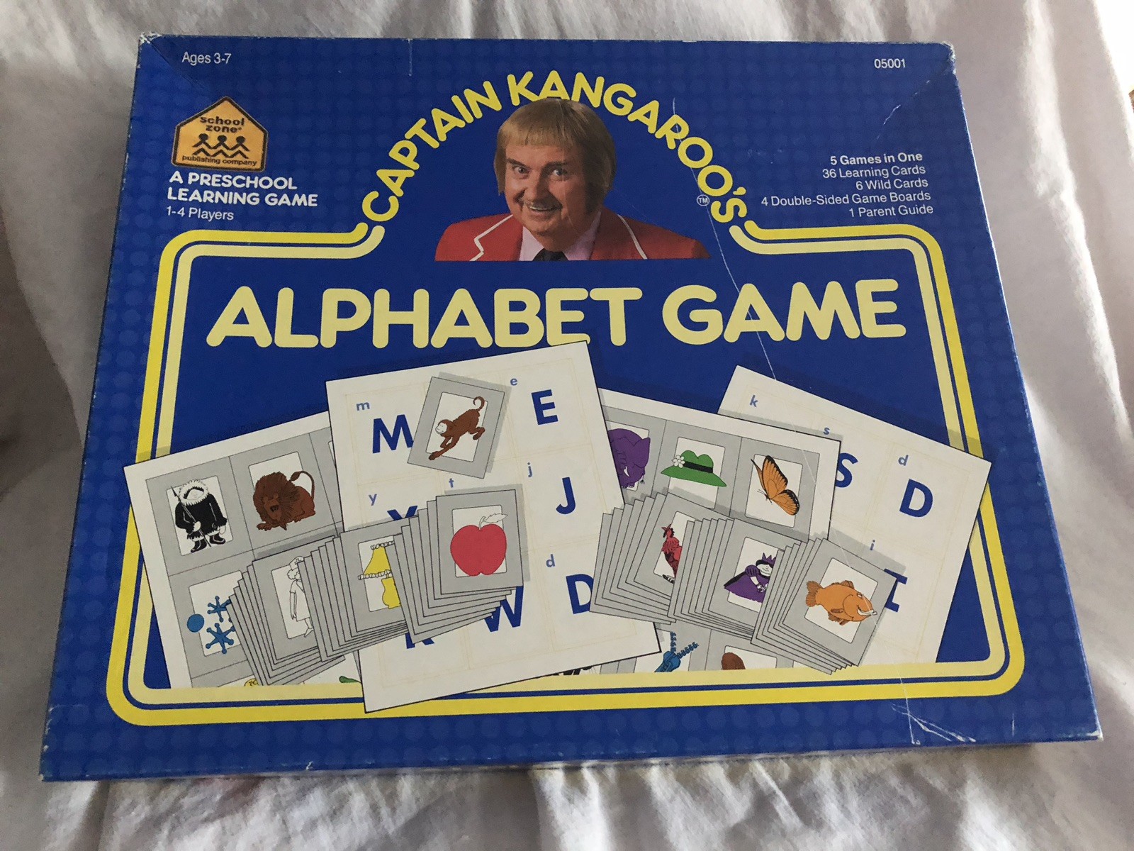 Captain Kangaroo’s Alphabet Game 1987 School Zone Publishing Preschool Learning