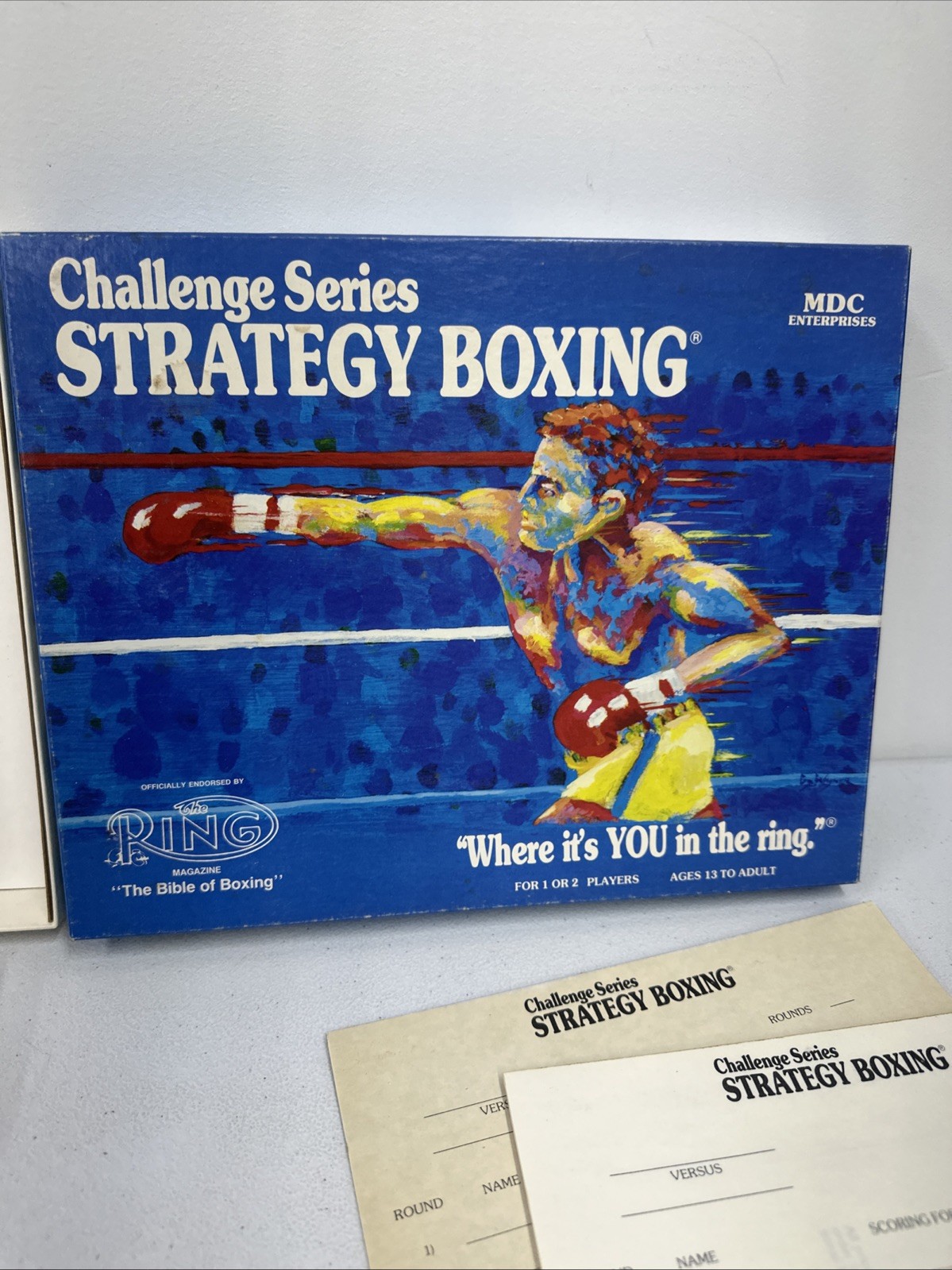 Challenge Series STRATEGY BOXING Card Game – Complete