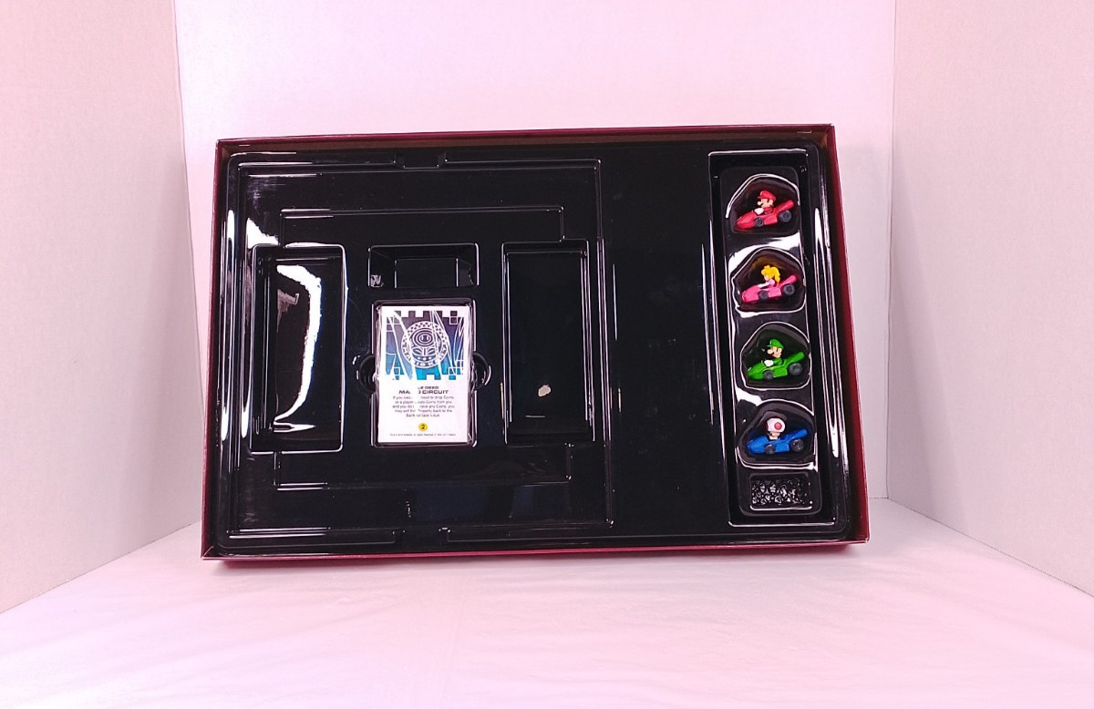 Monopoly Gamer Mario Kart Board Game Nintendo Hasbro USED Missing Dice & 2 Coins
