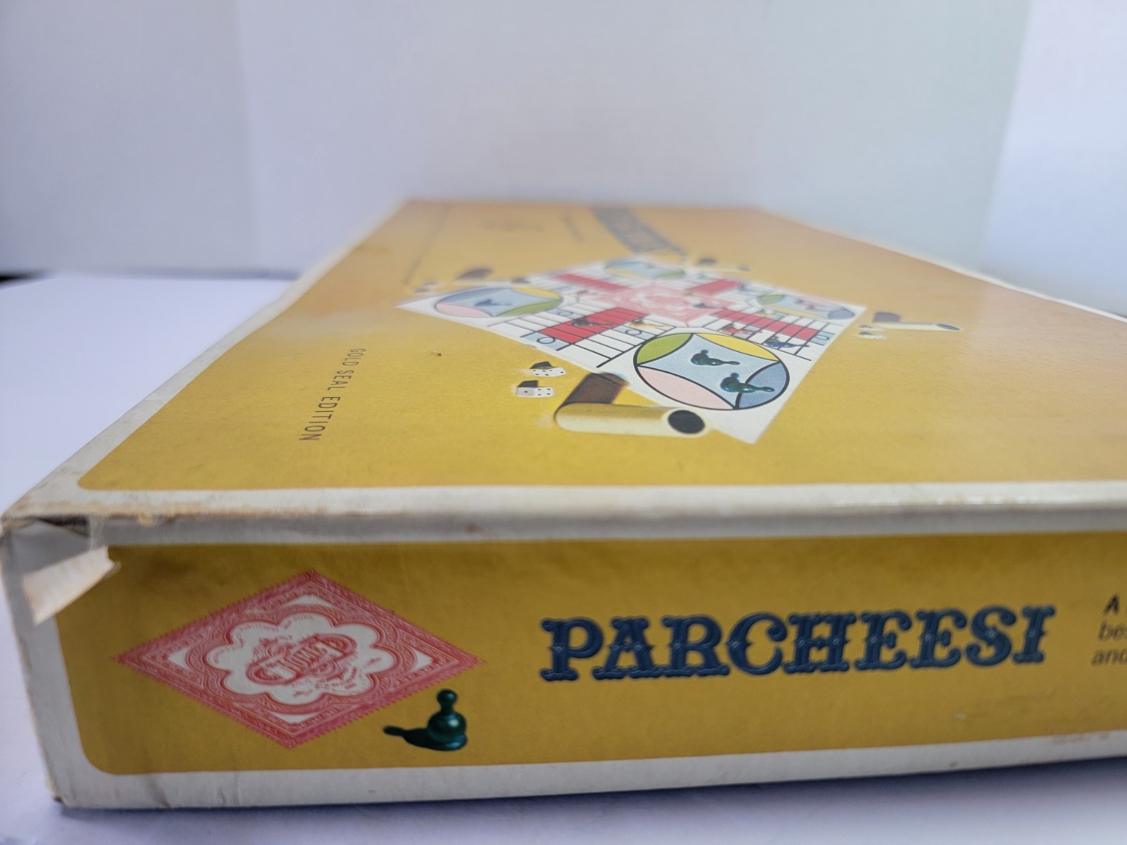Vintage 1964 Parcheesi Gold Seal Edition No. 2 Selchow & Righter Board Game…