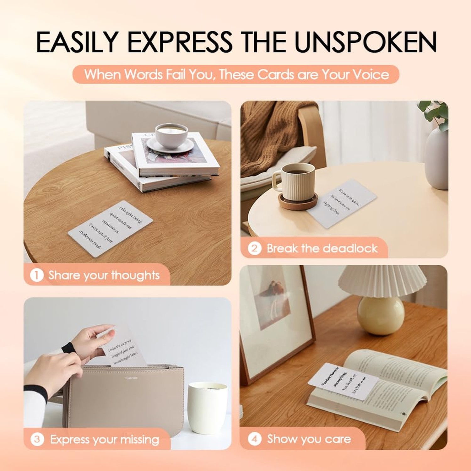 Conversation Cards for Couples Games – 54PCS Speak For Me Relationship Card G…