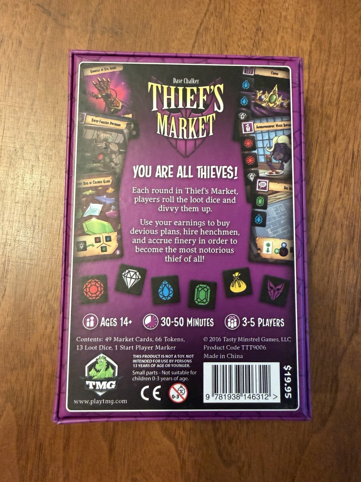 TMG Thief’s Market Dice Card Game 2016 MINT